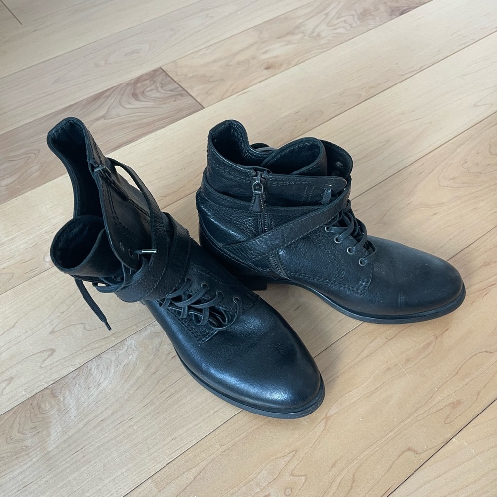 Authentic Prada Black Ankle Boots